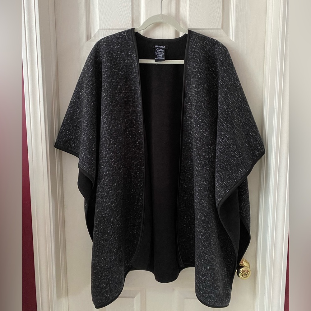 Ike Behar Women's Black and Gray Coat